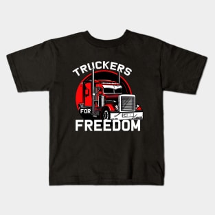 Truckers For Freedom Convoy Kids T-Shirt